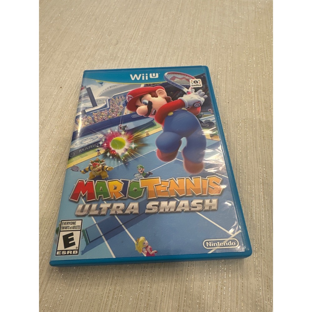Mario Tennis Ultra Smash Nintendo Wii U Game with case great condition